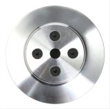 Trans-Dapt Performance Powdercoated Pulleys 8735 Water Pump Pulley, Billet Aluminum, 2-Groove, 6.250 in. Diameter, Machined, Chevy, Big Block, Long Pump, Each thumbnail 1