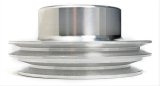 Trans-Dapt Performance Powdercoated Pulleys 8735 Water Pump Pulley, Billet Aluminum, 2-Groove, 6.250 in. Diameter, Machined, Chevy, Big Block, Long Pump, Each thumbnail 4