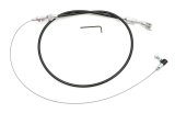 Trans-Dapt Performance Products Throttle Cables 4124 THROTTLE CABLE KIT 36" UNIVERSAL BLACK HOUSING thumbnail 2