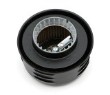 Trans-Dapt Performance Products Air Cleaners 8667 ASPHALT BLACK POWDER COATED 4-5/8" LOUVERED AIR CLEANER thumbnail 1