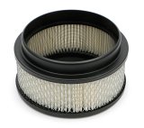 Trans-Dapt Performance Products Air Cleaners 8658 ASPHALT BLACK POWDER COATED 6 3/8" X 3" MUSCLE CAR AIR CLEANER thumbnail 1