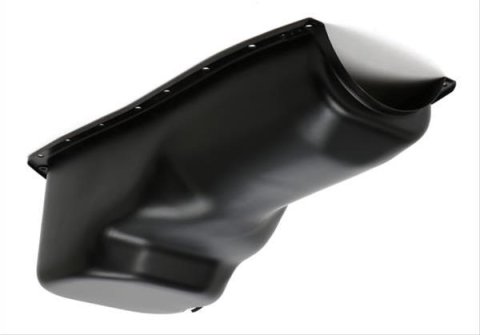 Trans-Dapt Performance Products Oil Pans 8724 OLDS ASPHALT BLACK POWDER COATED OIL PAN