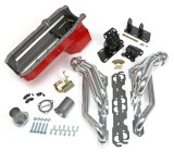 Trans-Dapt Performance Swap-In-A-Box Complete Engine Swap Kits 99075 Kit, Headers, Steel, Silver Ceramic Coated, Motor Mounts, Oil Pan, Pickup, Gaskets, Hardware, Chevy, Small Block, Kit thumbnail 2