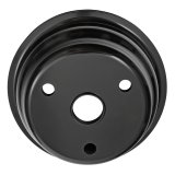 Trans-Dapt Performance Products Crankshaft Pulleys 7146 Pulley, SBC Alum Lwp Sgl Lower Pulley Black thumbnail 1