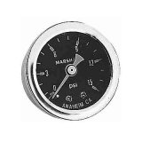 Trans-Dapt Performance Fuel Pressure Gauges 2388 Gauge, Pressure, 0-15 psi, 1 1/2 in., Analog, Mechanical, Black Face, Each thumbnail 2