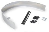 Trans-Dapt Performance Radiator Fan Shrouds 9453 Shroud, Steel, Chrome, 20 in. Diameter, 3 in. Depth, Universal, Each thumbnail 2