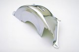 Trans-Dapt Performance Flexplate Dust Covers 9588 Cover, Steel, Chrome, Chevy, TH350, TH400, Each thumbnail 2