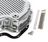 Trans-Dapt Performance Aluminum Transmission Pans 8897 Pan, Stock, Aluminum, Polished, Finned, GM, TH400, Each thumbnail 1