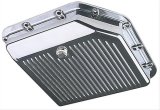 Trans-Dapt Performance Aluminum Transmission Pans 8896 Pan, Stock, Aluminum, Polished, Finned, GM, TH350, Each thumbnail 1