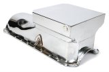 Trans-Dapt Performance Drag Race Oil Pans 9728 Pan, Steel, Chrome Plated, 6 qt., Chevy, Big Block, Each thumbnail 2