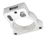 Trans-Dapt Performance Smooth Bore TBI Spacers 2766 Throttle Body Spacer, Bore, Aluminum, Natural, 1 in., Chevy, GMC/Hummer, Pickup/SUV, Each thumbnail 1