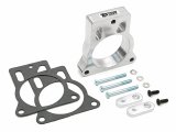 Trans-Dapt Performance Smooth Bore TBI Spacers 2766 Throttle Body Spacer, Bore, Aluminum, Natural, 1 in., Chevy, GMC/Hummer, Pickup/SUV, Each thumbnail 2