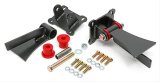 Trans-Dapt Performance Universal Street Rod-Style Motor Mounts 4501 Mounts, Frame Pad, Bolt-In, Steel, Polyurethane, Rod Style, Chevy, Small Block Gen III/IV, LS1, Kit thumbnail 1