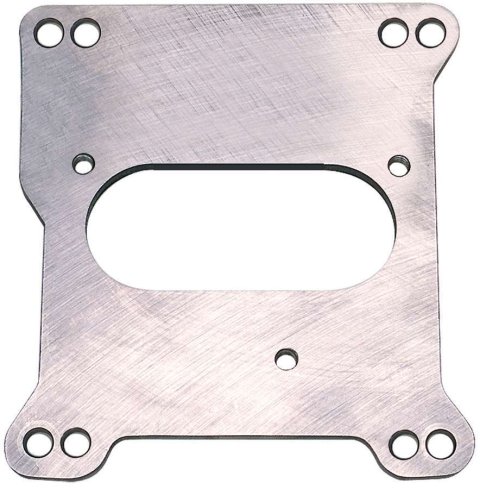 Trans-Dapt Performance Throttle Body to Carbureted Manifold Adapters 2210 TBI Adapter, 3-Bolt TBI Square Bore Manifold, Steel, .250 in. Thick, Gaskets, Hardware, Kit thumbnail 6