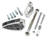 Trans-Dapt Performance Billet Aluminum Air Conditioning Brackets 7816 Bracket, Fits Axial Style A/C Compressor, Aluminum, Polished, Inward Mount, Chevy, GMC, Small Block thumbnail 2