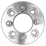 Trans-Dapt Performance Billet Wheel Adapters 3603 Adapters, 1.250 in. Thickness, Aluminum, Clear Anodized, 4 x 4.50 in. Hub to 4 x 100mm Wheel, Pair thumbnail 3
