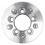 Trans-Dapt Performance Billet Wheel Adapters 3604 Adapters, 1.250 in. Thickness, Aluminum, Clear Anodized, 5 x 100mm Hub to 5 x 4.50 in. Wheel, Pair thumbnail 3