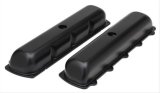 Trans-Dapt Performance Products Valve Covers 8611 OLDS CTR. HOLE ASPHALT BLACK POWDER COATED VALVE COVERS thumbnail 2