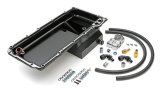 Trans-Dapt Performance Products Oil Pans 0181 Pan & Filter Kit, LS Engine Swap Pan & Remote Sngl Filter Base Combo Kit; Horizontal Port, Black Pan 7Qt thumbnail 2