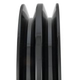 Trans-Dapt Performance Products Crankshaft Pulleys 7143 Pulley, Alum Pulley Double Lower Swp Black thumbnail 4