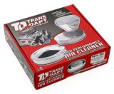 Trans-Dapt Performance Products Air Cleaners 7470 Cleaner, 14" Rnd Black Alum A/C Ball Milled thumbnail 1