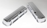 Trans-Dapt Performance Chrome Valve Covers 4965 Covers, Tall, Steel, Chrome, Plain, Chevy, Big Block, Pair thumbnail 2