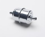 Trans-Dapt Performance Chrome Fuel Filter with 0.375 in. Inlet Size 9177 Filter, Steel, Chrome, 3/8 Hose Barb and Outlet, Each thumbnail 2