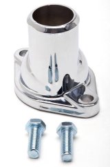 Trans-Dapt Performance Chrome Water Necks 9647 Neck, Zinc Alloy, Plated, Straight Up, O-Ring, Chevy, Big/Small Block, Each thumbnail 2