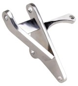 Trans-Dapt Performance Steel Alternator Brackets 9502 Bracket, Steel, Chrome, Front Cover Mount, Short Water Pump, Chevy, Big Block, Each thumbnail 3