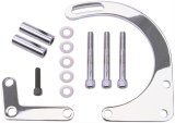 Trans-Dapt Performance Steel Alternator Brackets 8990 Bracket, Steel, Chrome, Front Cover Mount, Short Water Pump, Chevy, Small Block, Kit thumbnail 1