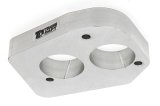 Trans-Dapt Performance Swirl-Torque TBI Spacers 2536 Throttle Body Spacer, Swirl-Torque, Aluminum, Natural, 1 in., Chevy, GMC, Each thumbnail 1