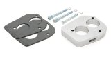 Trans-Dapt Performance Swirl-Torque TBI Spacers 2536 Throttle Body Spacer, Swirl-Torque, Aluminum, Natural, 1 in., Chevy, GMC, Each thumbnail 3