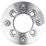 Trans-Dapt Performance Billet Wheel Adapters 3601 Adapters, 1.250 in. Thickness, Aluminum, Clear Anodized, 4 x 100mm Hub to 4 x 4.50 in. Wheel, Pair thumbnail 3