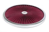 Trans-Dapt Performance Chrome Air Cleaner Tops 2231 Top, Filter Element Design, Round, Steel, Chrome, 14 in. Diameter, Each thumbnail 1