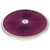 Trans-Dapt Performance Chrome Air Cleaner Tops 2231 Top, Filter Element Design, Round, Steel, Chrome, 14 in. Diameter, Each thumbnail 3