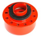 Trans-Dapt Performance Products Valve Cover Breathers 9950 2 3/4" TWIST-IN BREATHER CAP- CHEVY ORANGE POWDERCOAT thumbnail 1