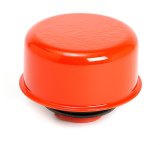 Trans-Dapt Performance Products Valve Cover Breathers 9950 2 3/4" TWIST-IN BREATHER CAP- CHEVY ORANGE POWDERCOAT thumbnail 2