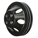 Trans-Dapt Performance Products Water Pump Pulleys 7135 Pulley, BBC Aluminum Pulley Double Upper Swp Black thumbnail 2