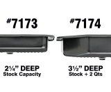 Trans-Dapt Performance Products Automatic Transmission Pans 7173 Pan, TH350 Black Finned Pan thumbnail 5