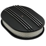 Trans-Dapt Performance Products Air Cleaners 7466 Cleaner, Oval Finned Cleaner Black Aluminum thumbnail 1