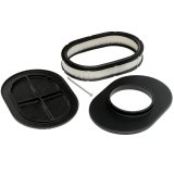 Trans-Dapt Performance Products Air Cleaners 7466 Cleaner, Oval Finned Cleaner Black Aluminum thumbnail 4
