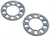 Trans-Dapt Performance Disc Brake Spacers 4082 Wheel Spacers, Aluminum, 5 x 4.5 in./4.75 in./5.0 in., 1/4 in. Thick, 6.50 in. O.D., Pair thumbnail 1
