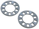 Trans-Dapt Performance Disc Brake Spacers 4082 Wheel Spacers, Aluminum, 5 x 4.5 in./4.75 in./5.0 in., 1/4 in. Thick, 6.50 in. O.D., Pair thumbnail 2