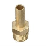 Trans-Dapt Performance NPT to Hose Barb Fittings 2269 Fitting, Adapter, Barb, Straight, Brass, Natural, 3/8 in. NPT, 3/8 in. Barb, Each thumbnail 3
