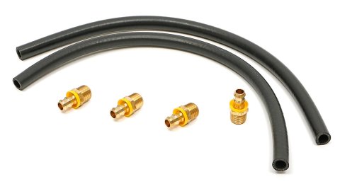 Trans-Dapt Performance Oil Filter Relocation Hose Kits 1032 Hose, Relocation, 24 in. Long x 1/2 in. Diameter, 1/2 in. NPT Male Ends, Kit thumbnail 2