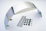 Trans-Dapt Performance Radiator Fan Shrouds 9454 Shroud, Steel, Chrome, 20 in. Diameter, 5.5 in. Depth, Universal, Each thumbnail 2