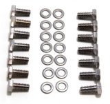Trans-Dapt Performance Automatic Transmission Pan Bolt Kits 9692 Bolts, Steel, Chrome, Hex Head, Chevy, Ford, GM, Mopar, Set thumbnail 3