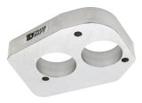 Trans-Dapt Performance Smooth Bore TBI Spacers 2736 Throttle Body Spacer, Bore, Aluminum, Natural, 1 in., Chevy, GMC, Pickup/SUV, Each thumbnail 2