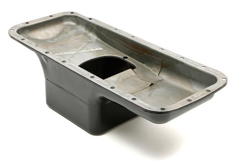 Trans-Dapt Performance OEM Replacement Oil Pans 7573 Pan, Steel, Black, 7 qt., Chrysler, Dodge, Plymouth, Big Block, Each