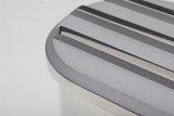 Trans-Dapt Performance Aluminum Valve Cover Breathers 6618 Breather, Round, Push-in, Shielded, Finned Top, Aluminum, Polished, 1.25 in. Hole Size, Each thumbnail 1